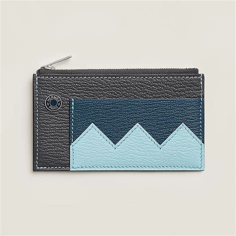hermes alligator card holder